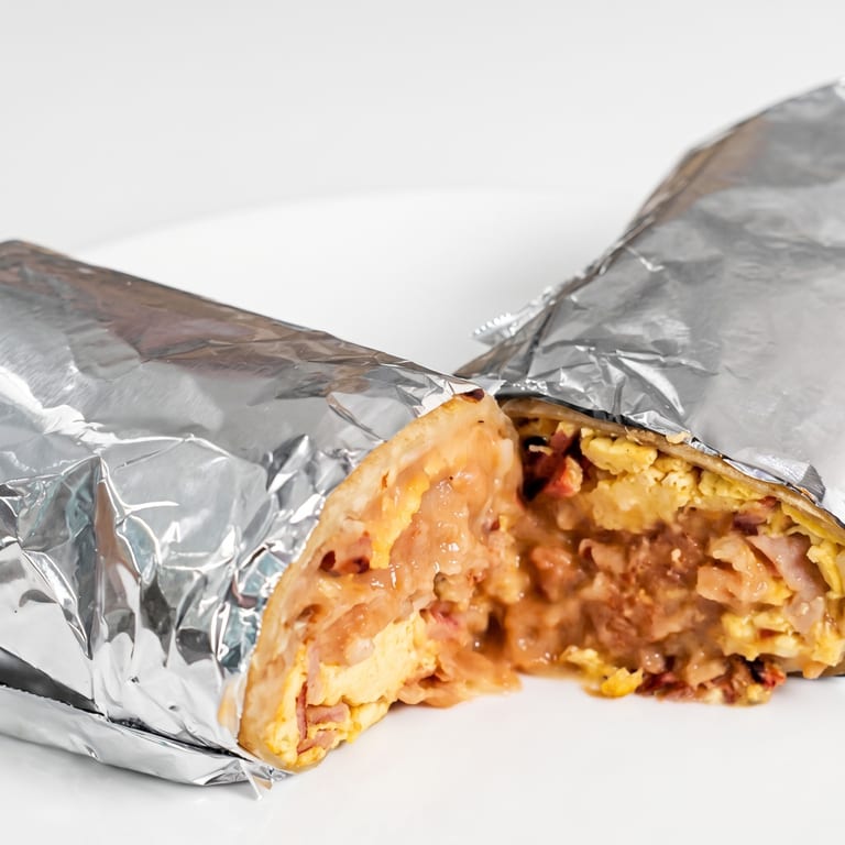 Delicious Breakfast Burrito