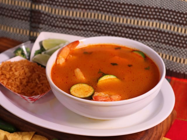 Caldo de Camarón.