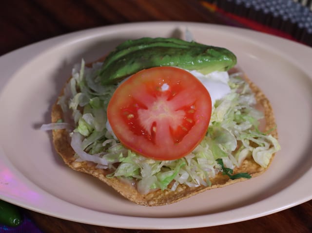Veggie Tostada.