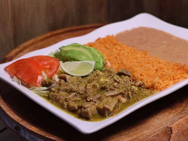 Chile Verde Plate.