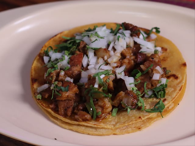 Regular Taco a Mano.