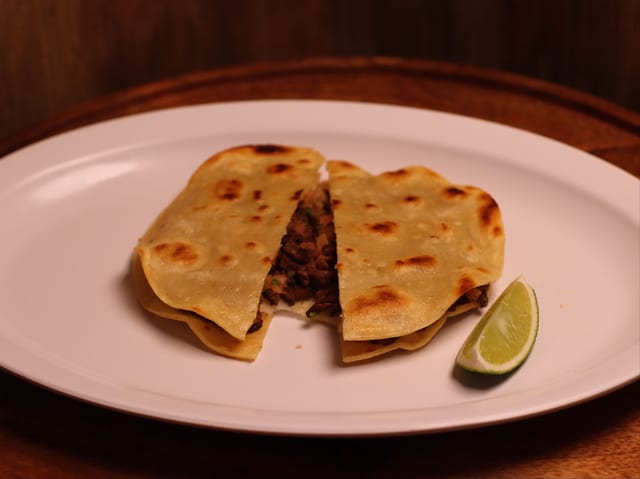 Corn Quesadilla.