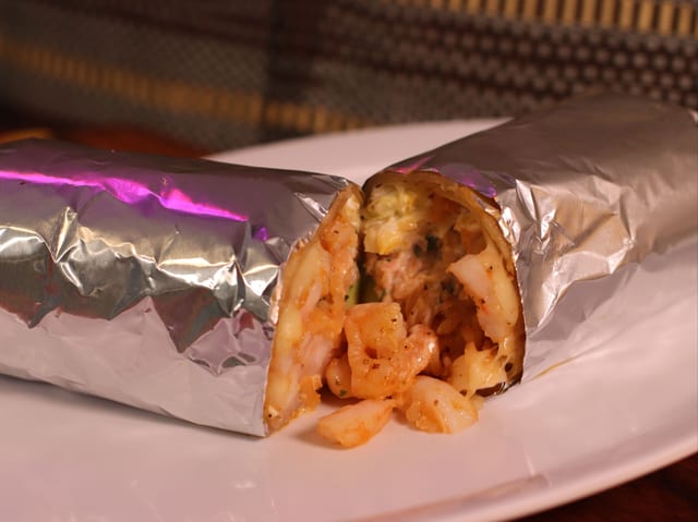 Shrimp Burrito.