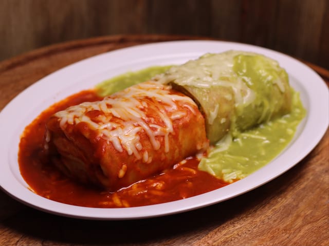 Super Veggie Wet Burrito.