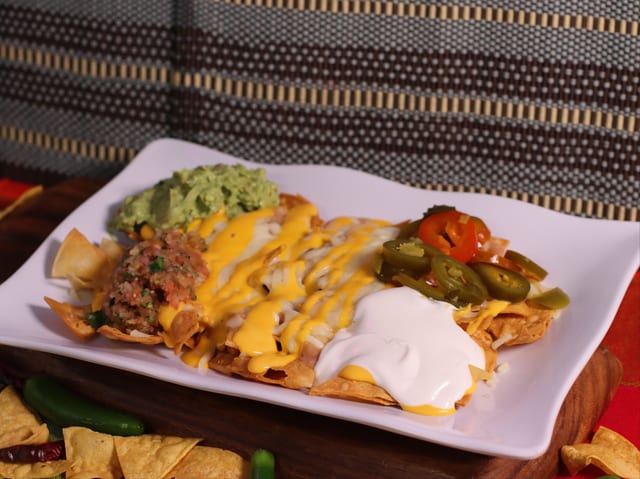 Veggie Nachos.