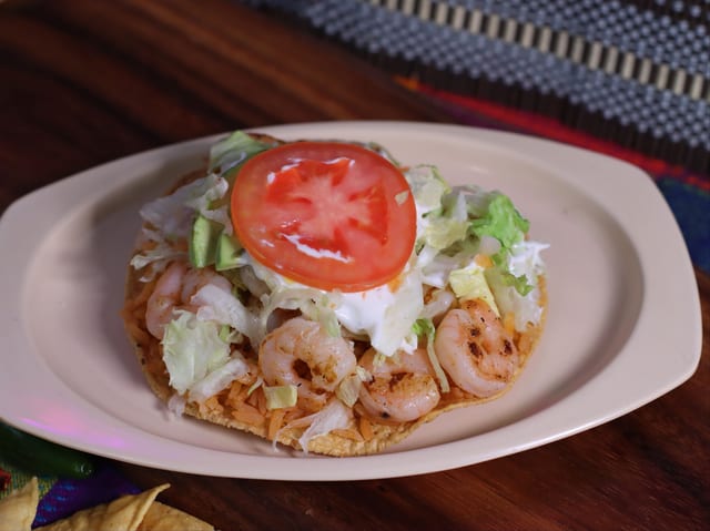 Tostadas de Camarón.